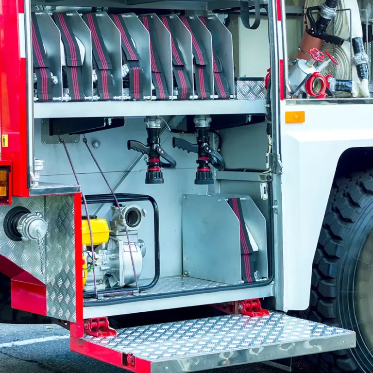 firefighting truck equipment Fire and rescue equipment in fire engine
